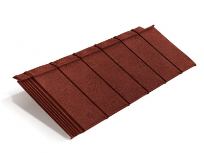 Композитная черепица Metrotile iPanel Красный