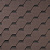 Гибкая черепица Quiet tile Shadow Тёмное дерево