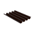 Профнастил Н75 Полиэстер 8017 0,65