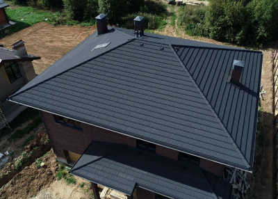 Композитная черепица Metrotile WoodShake Серый