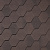 Гибкая черепица Quiet tile Rombica Коричневый