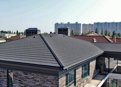 Композитная черепица Metrotile  iShake Серый
