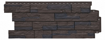 Фасадные панели Grand Line Сланец Design Plus орех