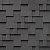 Гибкая черепица Quiet tile Gallery Серый умбра