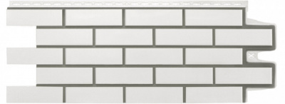 Фасадные панели Grand Line Клинкерный Кирпич Design молочный со швом