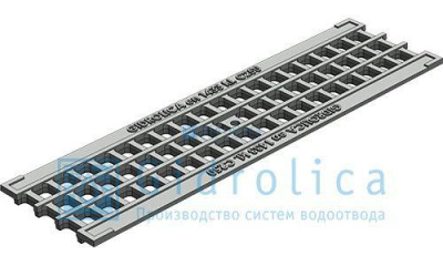 Решетка водоприемная Gidrolica для лотков DN100 длина 0,5 м